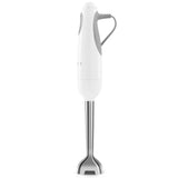 Retro-Style Hand Blender with Accessory Set - White