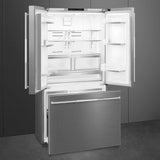 French Door Refrigerator (20.5 cu ft, 36", Freestanding) - Stainless Steel