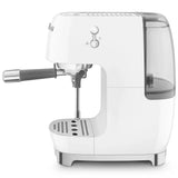 Manual Espresso & Cold Brew Coffee Machine – Retro-Style White