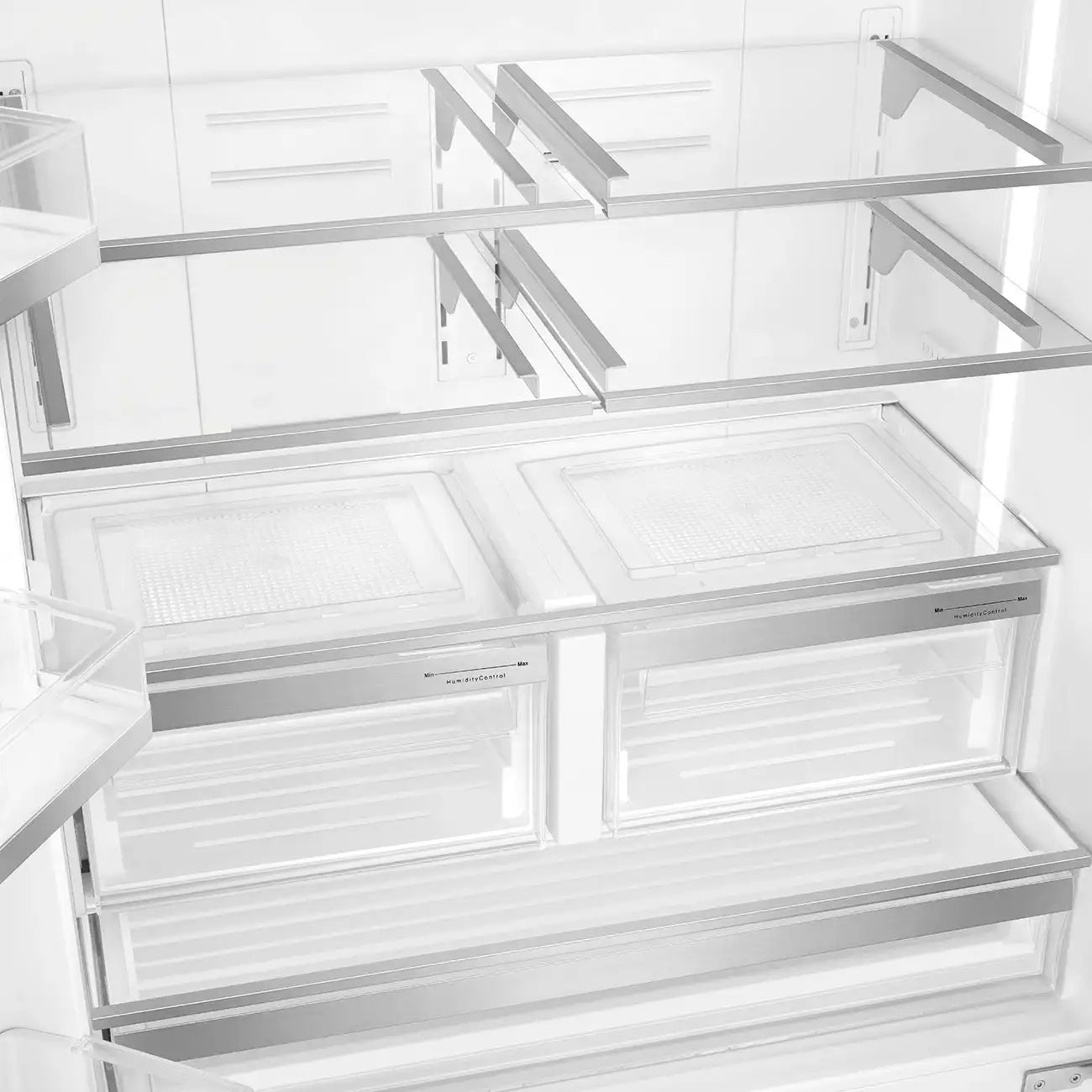 French Door Refrigerator (20.5 cu ft, 36", Freestanding) - Stainless Steel