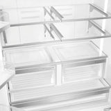 French Door Refrigerator (20.5 cu ft, 36", Freestanding) - Stainless Steel