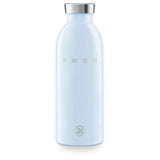 SMEG x 24Bottles® Insulated Stainless Steel Bottle (17 oz) - Pastel Blue