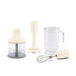 4-Piece Accessory Set for Retro-Style Hand Blender - Cream