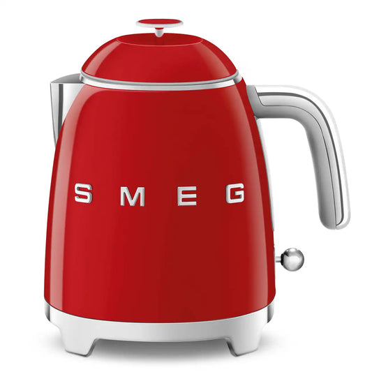Mini Electric Kettle (3 Cups) - Retro-Style Red