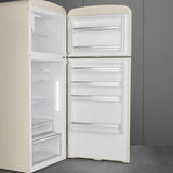 Retro-Style Refrigerator (19.3 cu ft, Right Hinge) - Cream