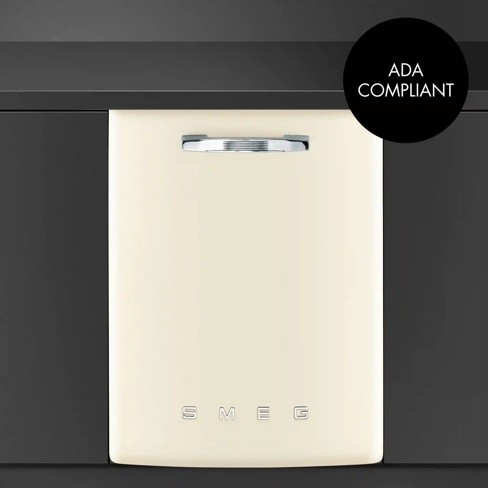 Retro-Style Built-In 24" FlexiDuo Dishwasher (ADA Compliant) - Cream