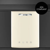Retro-Style Built-In 24" FlexiDuo Dishwasher (ADA Compliant) - Cream