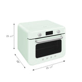 Countertop Combi Oven with Air Fry & Steam – Retro-Style Pastel Green