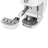 Manual Espresso & Cold Brew Coffee Machine – Retro-Style White