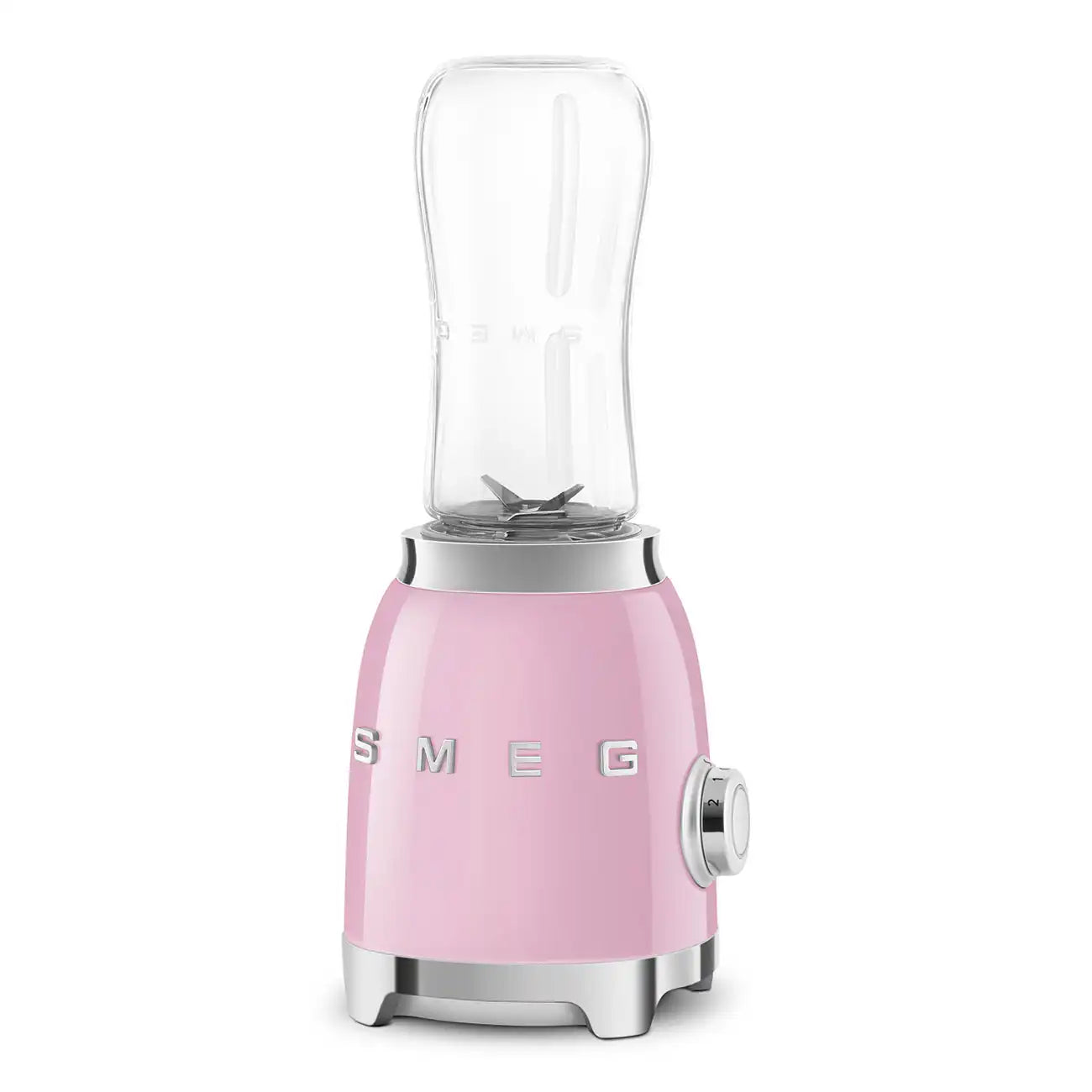 Personal Blender with 2 Travel Bottles - Retro-Style Pink