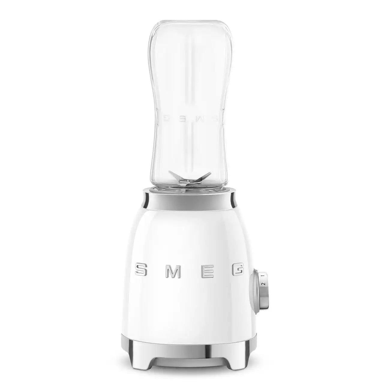 Personal Blender with 2 Travel Bottles - Retro-Style White