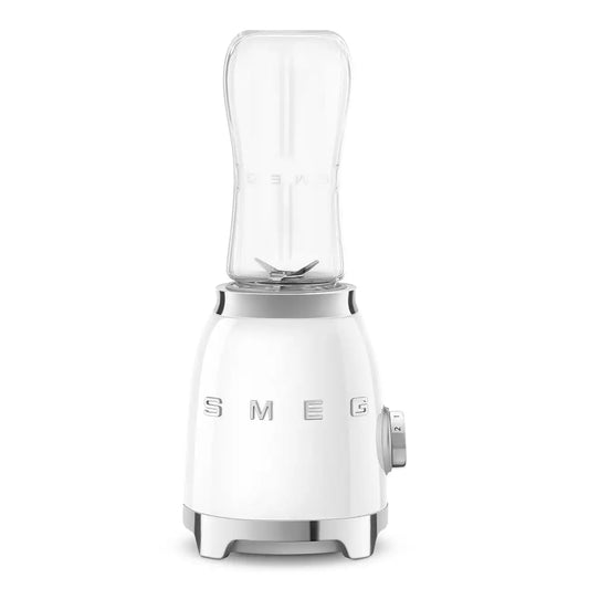 Personal Blender with 2 Travel Bottles - Retro-Style White