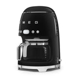Retro-Style Drip Coffee Machine (10 Cups) - Black