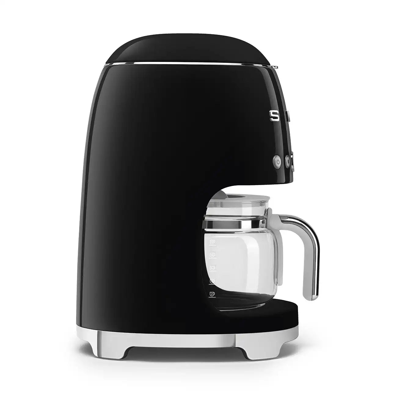 Retro-Style Drip Coffee Machine (10 Cups) - Black