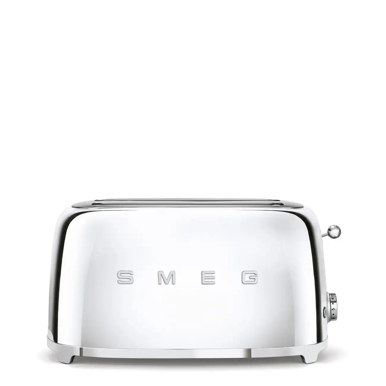 4-Slice Toaster (Long Slots) - Retro-Style Stainless Steel