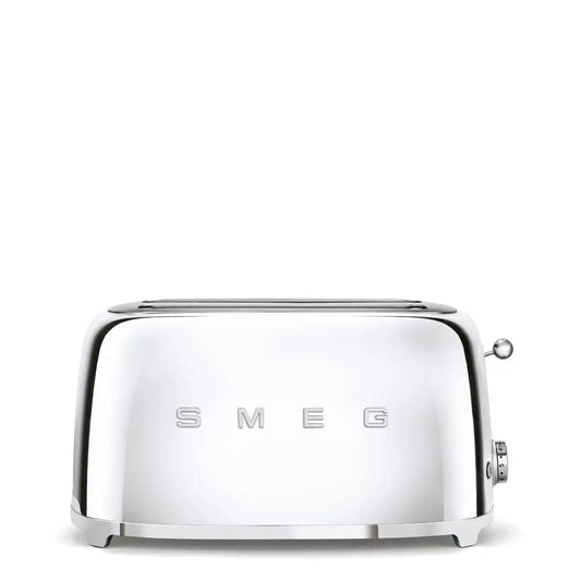 4-Slice Toaster (Long Slots) - Retro-Style Stainless Steel