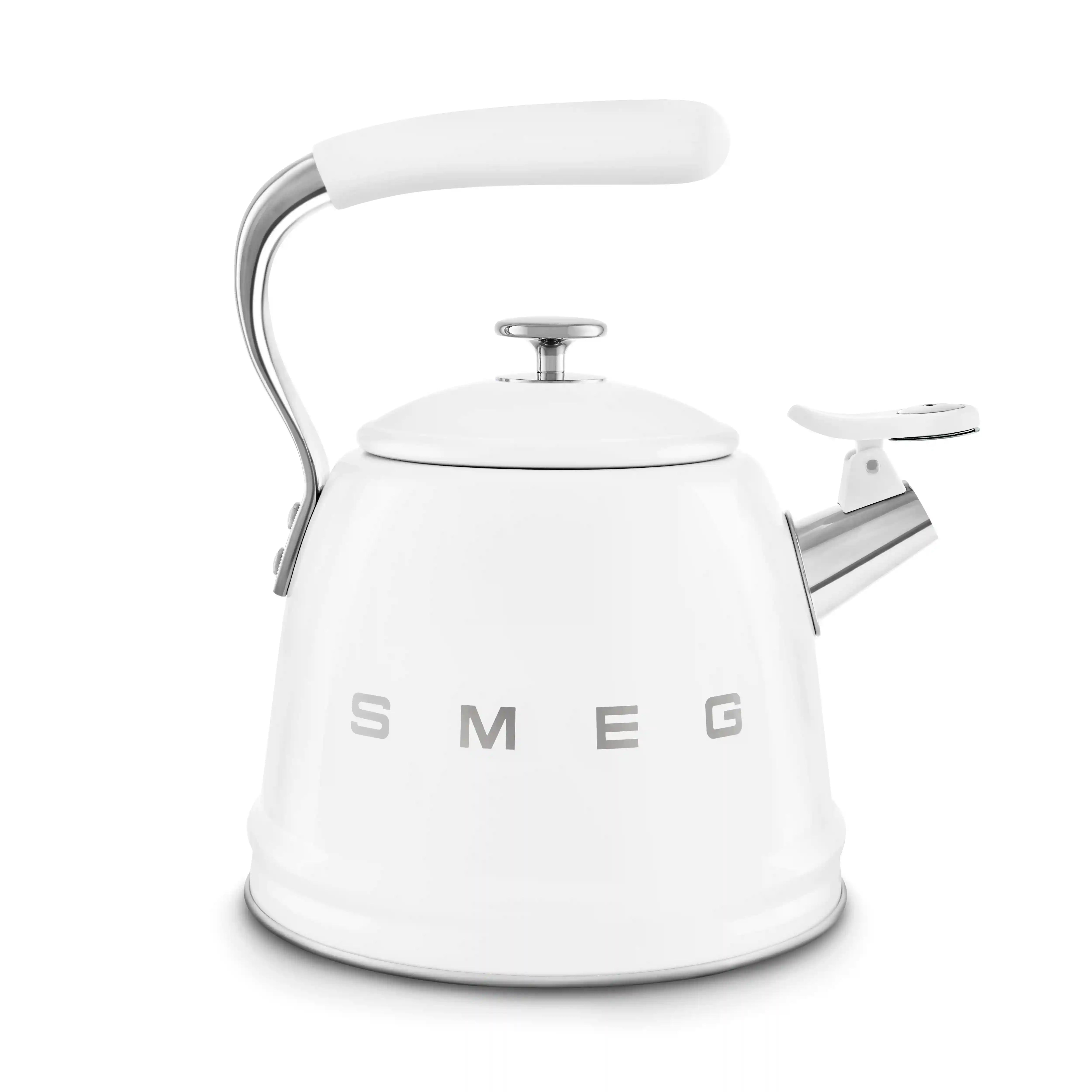 Whistling Kettle (10 Cup) - Retro-Style White