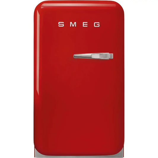 Retro-Style Refrigerator (1.2 cu ft, Left Hinge) - Red