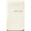 Retro-Style Refrigerator (1.2 cu ft, Left Hinge) - Cream