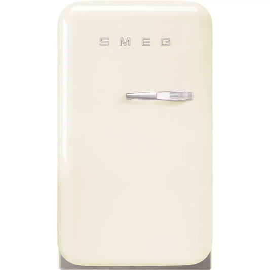 Retro-Style Refrigerator (1.2 cu ft, Left Hinge) - Cream