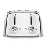 4-Slice Toaster - Retro-Style Stainless Steel