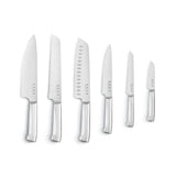 Knife Block Set - Retro-Style Cream