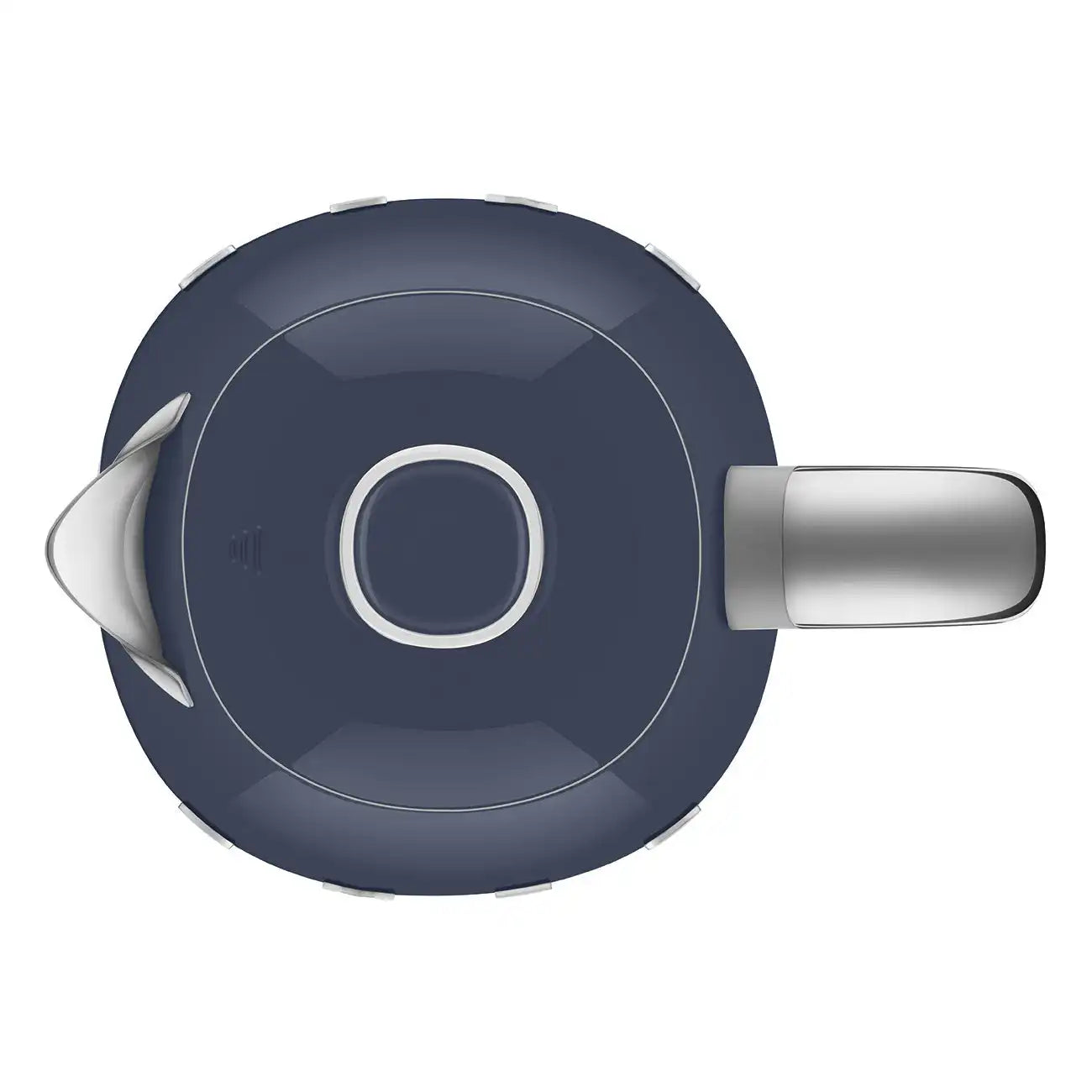 Retro-Style Electric Kettle (7 Cups) - Navy Blue