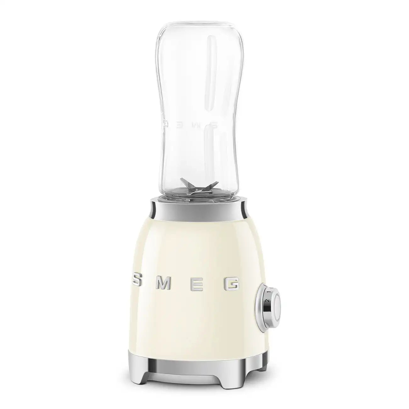 Personal Blender with 2 Travel Bottles - Retro-Style Cream