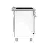 36-Inch Professional Induction Range - Matte White