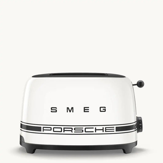 Porsche x SMEG Retro-Style 2-Slice Toaster - Carrara White