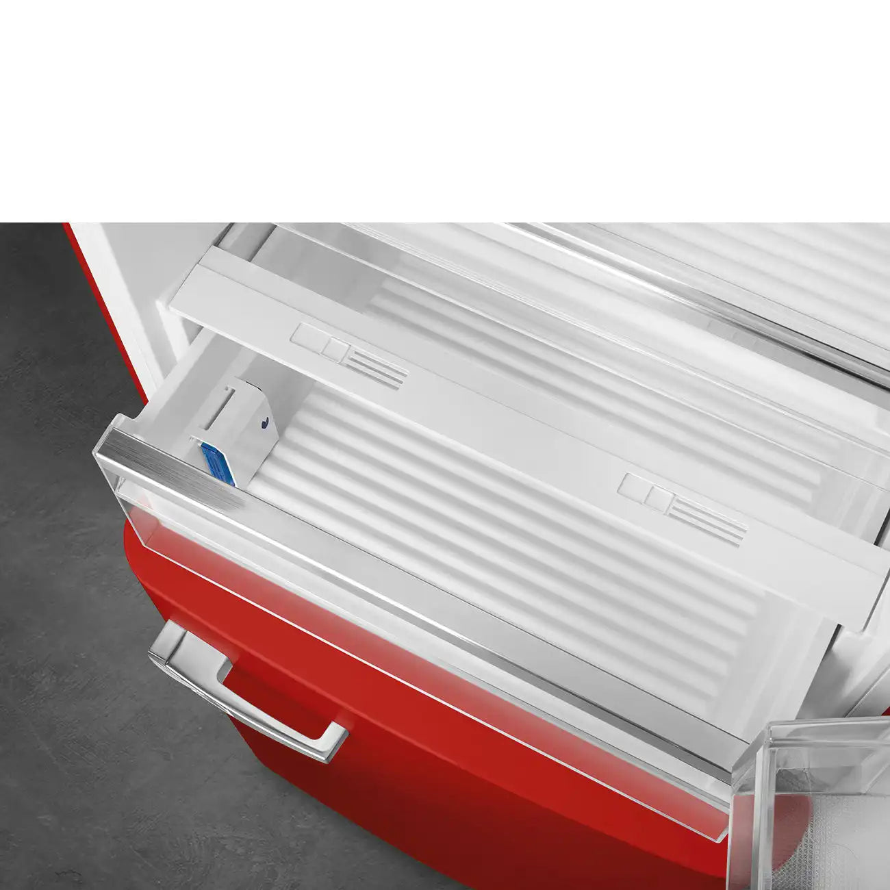 Retro-Style Refrigerator (18 cu ft, Right Hinge) - Red