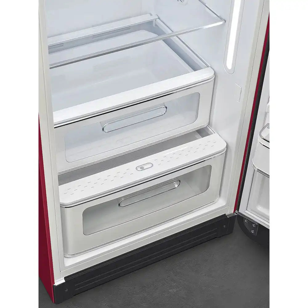 Retro-Style Refrigerator (9.5 cu ft, Right Hinge) - Ruby Red Matte