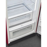 Retro-Style Refrigerator (9.5 cu ft, Right Hinge) - Ruby Red Matte