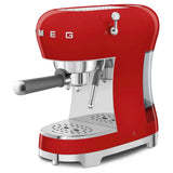 Retro-Style Manual Espresso Coffee Machine - Red