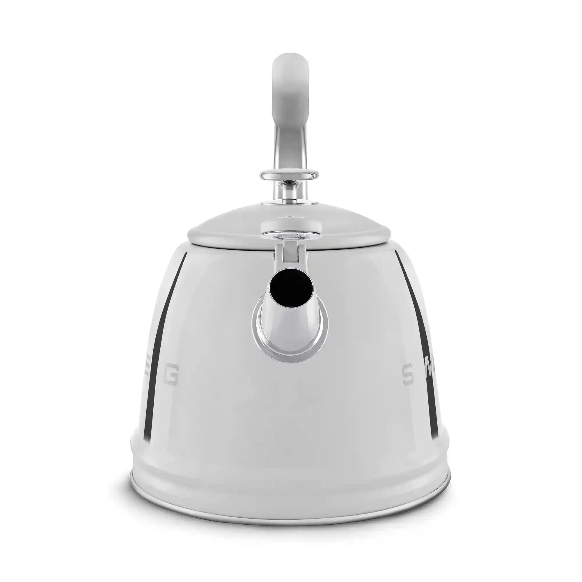 Whistling Kettle (10 Cup) - Retro-Style Stainless Steel