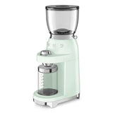 Conical Burr Coffee Grinder - Retro-Style Pastel Green