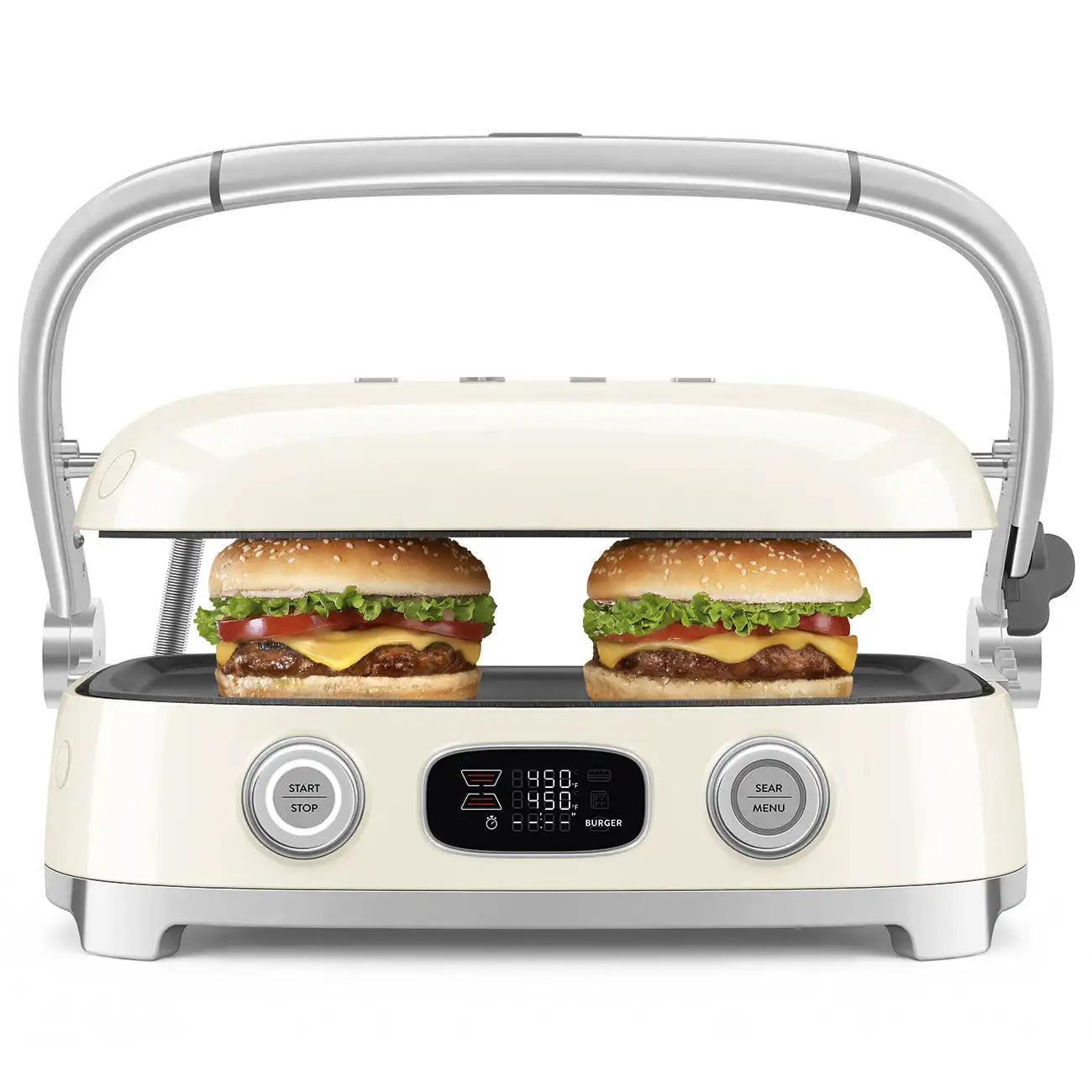 Multi-Use Grill – Retro Style Cream