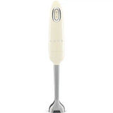 Retro-Style Hand Blender with Accessory Set - Cream