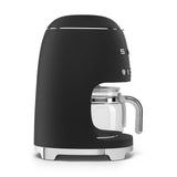 Retro-Style Drip Coffee Machine (10 Cups) – Black Matte