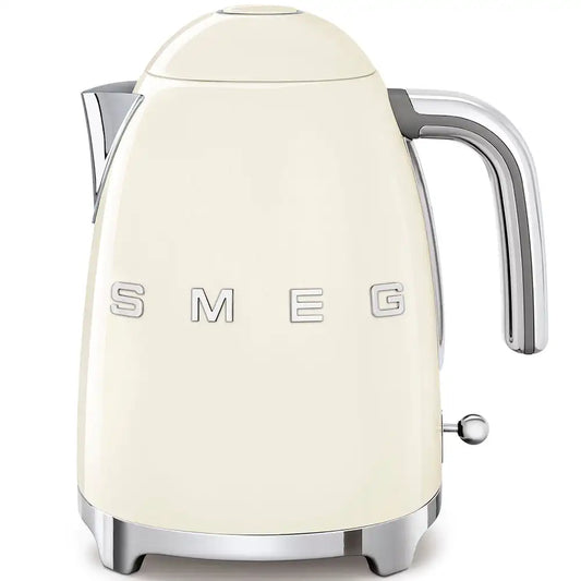 Retro-Style Electric Kettle (7 Cups) - Cream