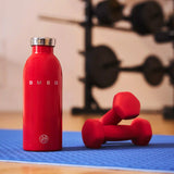 SMEG x 24Bottles® Insulated Stainless Steel Bottle (17 oz) - Red