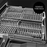 Retro-Style Built-In 24" FlexiDuo Dishwasher (ADA Compliant) - Cream
