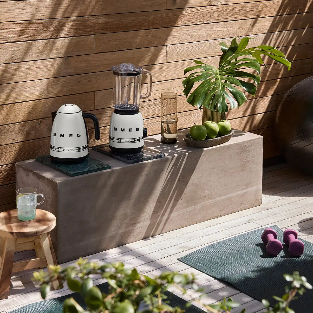 Porsche x SMEG Retro-Style Blender - Carrara White