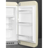 Retro-Style Refrigerator (4.3 cu ft, Right Hinge) - Cream