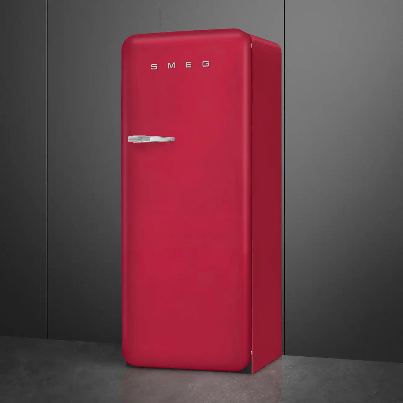 Retro-Style Refrigerator (9.5 cu ft, Right Hinge) - Ruby Red Matte