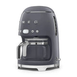 Retro-Style Drip Coffee Machine (10 Cups) - Slate Gray