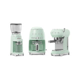 Conical Burr Coffee Grinder - Retro-Style Pastel Green