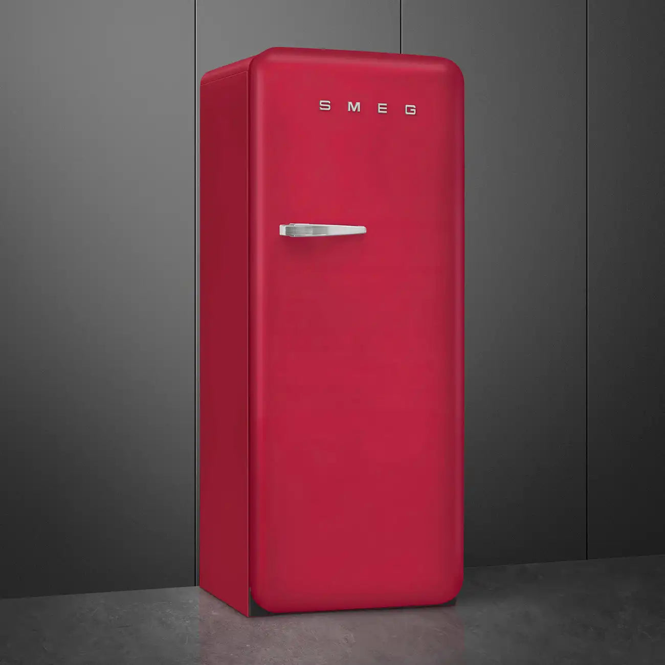 Retro-Style Refrigerator (9.5 cu ft, Right Hinge) - Ruby Red Matte