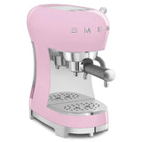 Retro-Style Manual Espresso Machine - Pink
