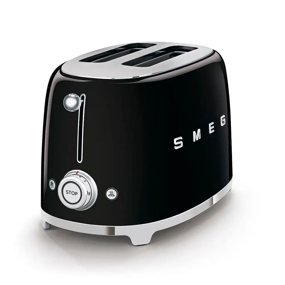 2-Slice Toaster - Retro-Style Black